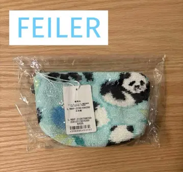 미사용 새상품 택 포함 페이러 FEILER 팬더 무늬 파우치
