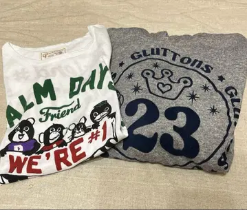 글루톤즈 GLUTTONS 후드티와 T셔츠 세트
