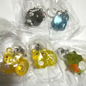 토끼 모피 메지루시 액세서리 5개 세트 소라 케리 모글리 수