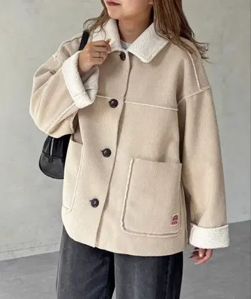 CPCM 리버서블 보아 블루종