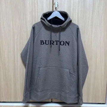 BURTON 버튼 후드티 그레이 L 사이즈 스노우보드 속기모