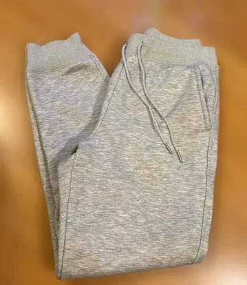 컨디션 최상 유니클로 히트텍 보아 스웨트 팬츠 그레이