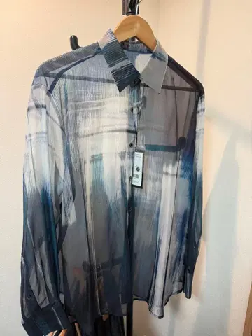 PHILTHEORY 그라데이션 긴팔 셔츠 그린 I