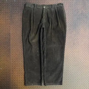90s SAVANE 굵은 폭 코듀로이 팬츠 와이드 실루엣 38 x 29