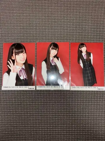 노기자카46 브로마이드 사이토 아스카 BLT 2013 RED ABC