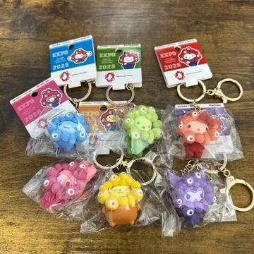 간사이 만박 산리오 최애 컬러 미야쿠미야쿠 키링 6종