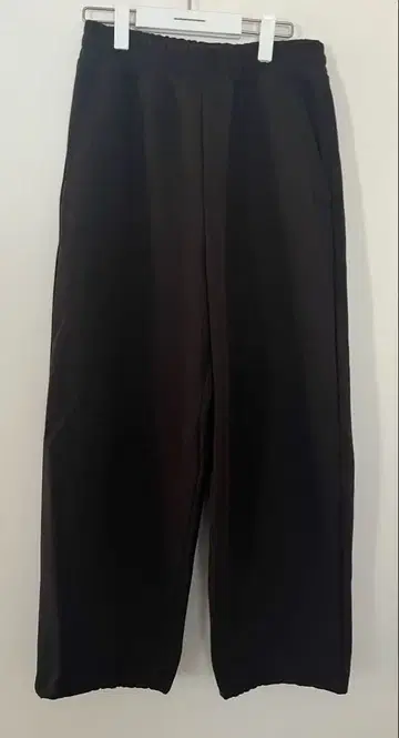 유니클로:C 맨투맨 와이드 팬츠 브라운 S 사이즈