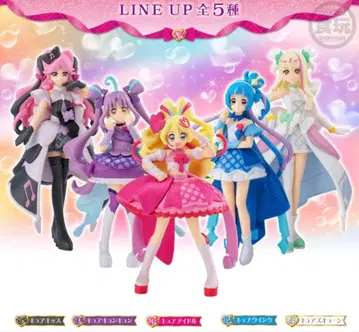 너와 아이돌 프리큐어 큐티 피규어 5종 컴프 세트 새상품
