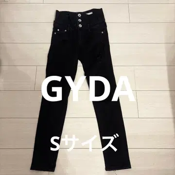 GYDA 블랙 스키니 팬츠 하이웨스트