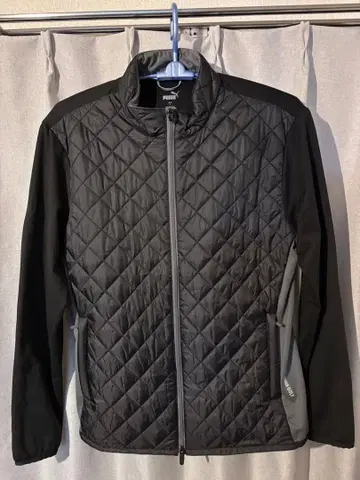 블랙 퀼팅 자켓 남성 의류