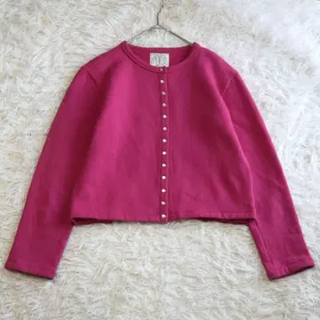 컨디션 최상 에네스베 프레시옹 가디건 속기모 핑크 사이즈 1 스테디셀러