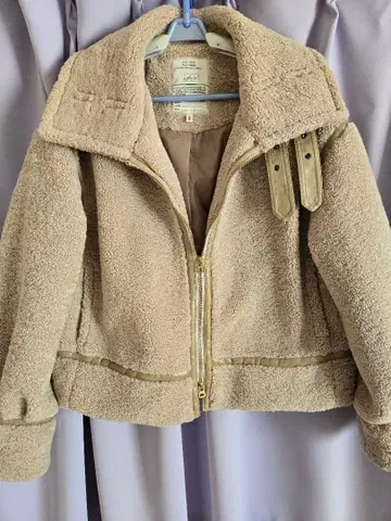 카키 보아 자켓 여성용 컨디션 최상