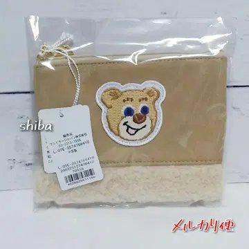 페이러 올드 테디 와펜 보아 파우치 베이지