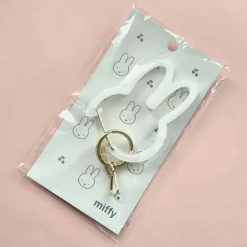 미피 페이스 아크릴 카라비너 참 키라키라 miffy