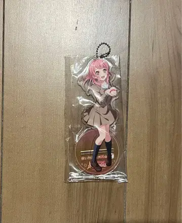 뱅드림! 마루야마 아야 빨간 깃털 공동 모금 아크릴 스탠드 키링