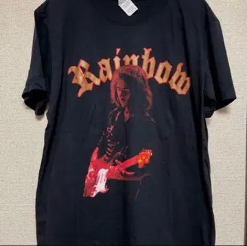 미사용! 2016년 리치 블랙모어 RAINBOW 부활 공연 T셔츠 XL
