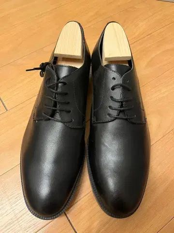 새상품 GU 플레인토 비즈니스 슈즈 27.5 천연 가죽