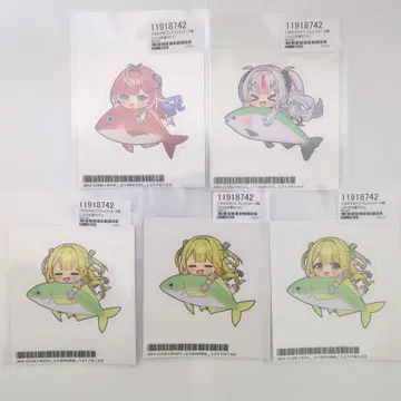 우오무스메 랜덤 스티커 2025년 여름 모델