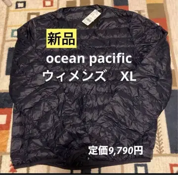 새상품 ocean pacific XL 네이비 퀼팅 자켓