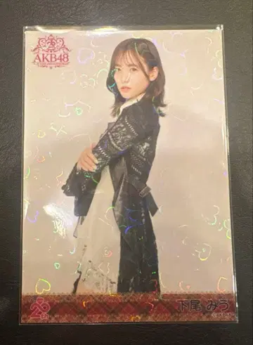 시타오 미우 AKB48 동경의 의상 의상 브로마이드 홀로그램