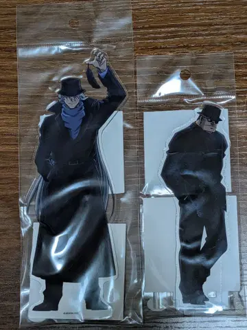 명탐정 코난 흑철의 어영 아크릴 스탠드 블랙 클로징 진 보드카