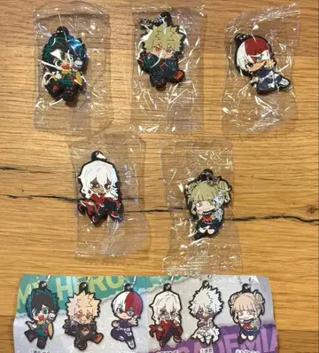 쿠라스시 나의 히어로 아카데미아 러버 마스코트 5개 세트