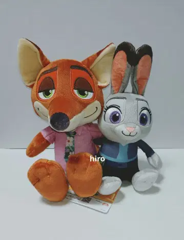 주토피아2 페어 봉제 인형