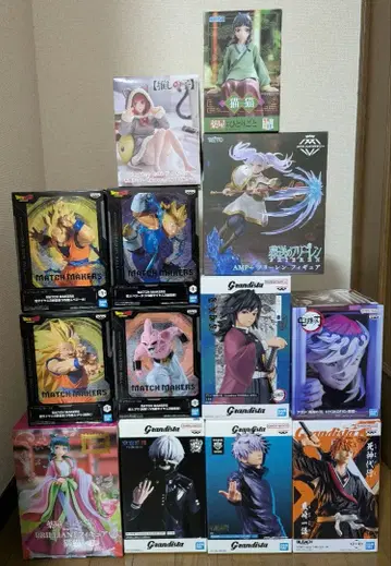 프라이스 피규어 묶음 판매 귀멸의 칼날 드래곤볼 점프계