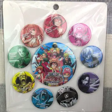 [ ONE PIECE ] 캔뱃지 10P 세트 하우텐보스