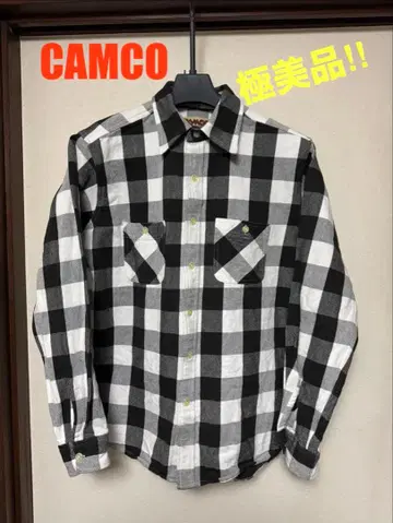 컨디션 최상 세일 CAMCO 헤비 코튼 플란넬 셔츠 M 사이즈