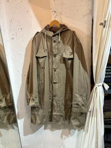 유로 빈티지 라이너 포함 모즈 코트 빈티지 80s