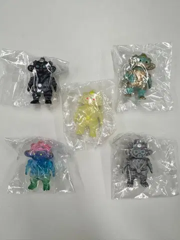 가챠 VAG 토모다치 2호기 미개봉 5체 풀 컴프 세트