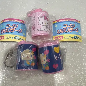 코인 실린더 2 우사하나 챠미키티 산리오 3개 세트