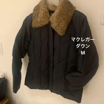 새상품급 미사용 맥그리거 다운 자켓 블랙 퍼