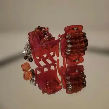 컴플렉스 비즈 플로럴 아이스 레드