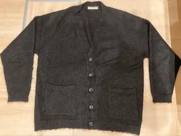 새상품급 가디건 블랙 모헤어 커트 코베인 울 론 헤르만 러그