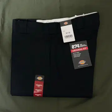 미사용 디키즈 874 BK 36 30 블랙 워크 팬츠 USA 완품