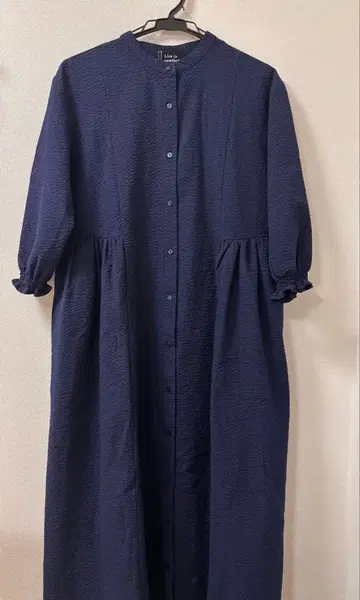 코토리푸 여행 착용샷 원피스 네이비 MP