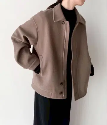 select MOCA by son 빅 실루엣 미들 코트