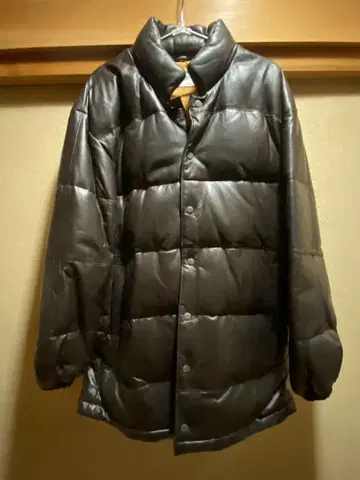 GEORGIA 조지아 가죽 다운 자켓 이탈리아제