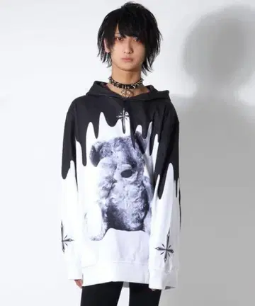 [ TRAVAS TOKYO ] 뚝뚝 곰 후드티