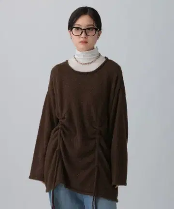 [ 새상품급 ] 7게이지 프론트 셔링 튜닉 LEPSIM