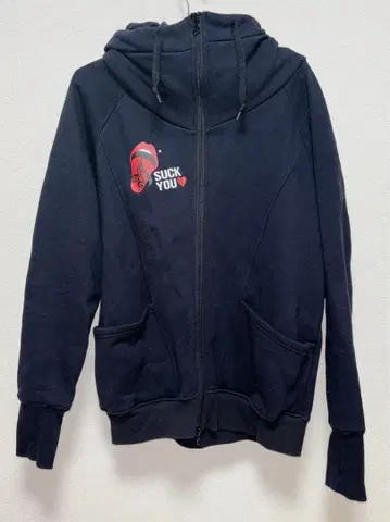 Acid Black Cherry 볼륨넥 후드티