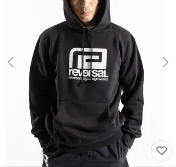 리버설 후드티 블랙 XL 미사용에 가까움