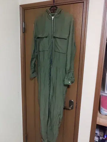 ZARA 점프수트 후드 부착 오버롤 작업복