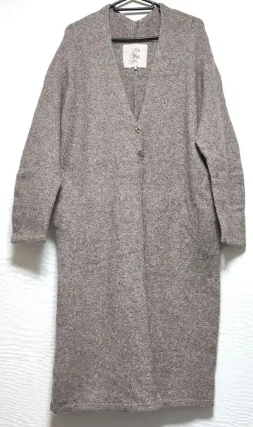 08Mab 울 야크 롱 가디건