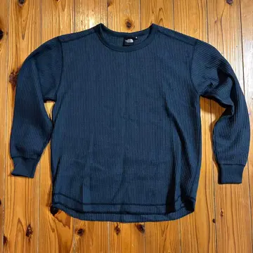 THE NORTH FACE M 네이비 긴팔 와플 티셔츠