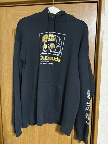 Duckdude 블랙 후드티 롱T 3L 4L 세트