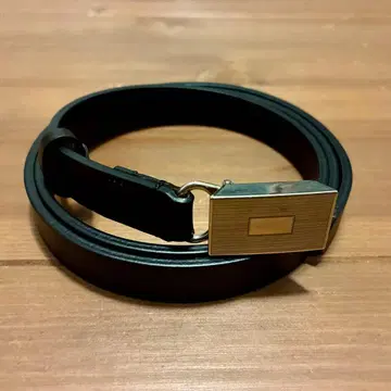 오라리 SLIDE BUCKLE BELT 블랙 AURALEE M