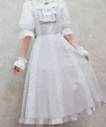 새상품 axesfemme Chalmiere 슈에트 오버롤 스커트 그레이